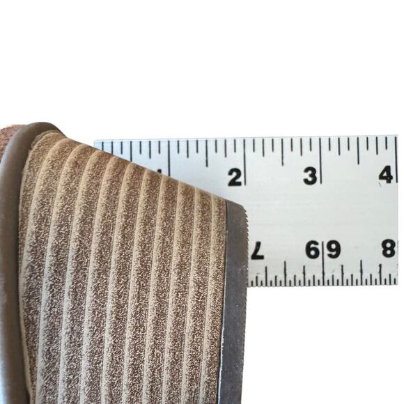 NWOT Earth Origins Carey Block Heel Perforated Strappy Sandals Bright Coral 9 - Picture 14 of 15